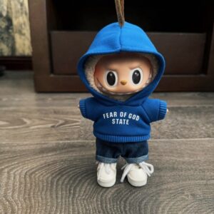 labubu hoodie - royal blue