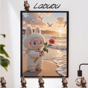 Seaside Rose Labubu Puzzle
