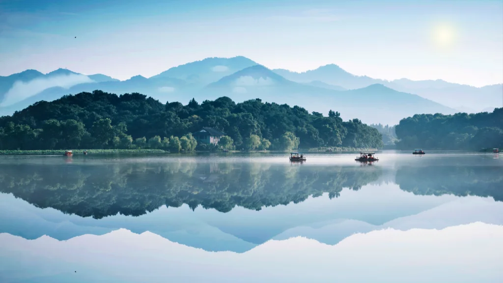 Home 7 West Lake in Hangzhou is hailed as a paradise on earth.