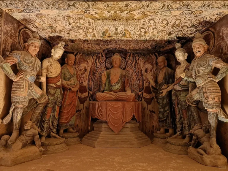 What is the significance of the Mogao Caves? 2 Special Cave 45 at the Mogao Caves