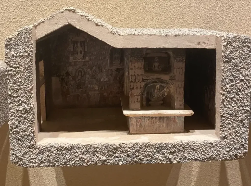 What is the significance of the Mogao Caves? 7 Thumbnail of the Central Pillar Cave Model at the Mogao Caves